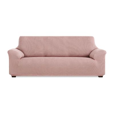 Розов калъф за 3-местен диван