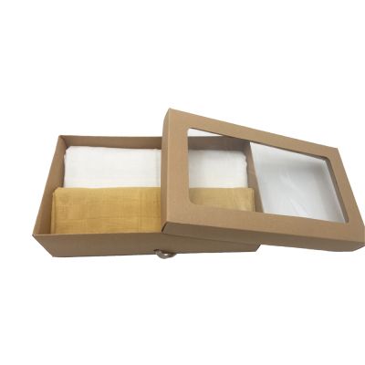 Комплект памперси от органичен памук - бяло + охра