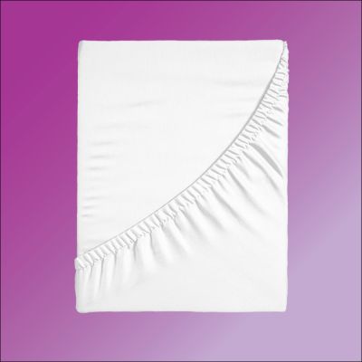Бял калъф с ластик - тип Хорека за матрак 160*200 см Код HSH4U-160